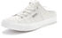 Elbsand Sabot Clog Sneaker Freizeitschuh Halbschuh Stoffschuh Slip-On Sneaker Unisex VEGAN weiß