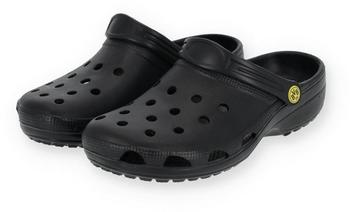BVB Clogs schwarz Logo
