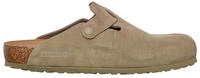 Birkenstock Boston Suede Leather Sandalen faded khaki Gr. 40
