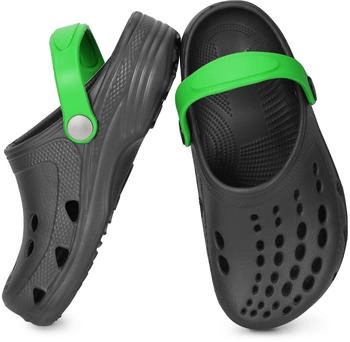Ladeheid Kinder EVA Clogs LA-CA-06 grau grün