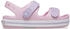 Crocs Crocband Cruiser Sandale rosa weiss