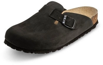 Vitaform Clog Nubukleder Hausschuh nero