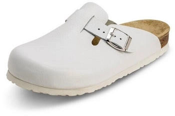 Vitaform Unisexschuhe Clog Vollrindleder weiß