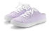 Vivance Dreams Sabot Sneaker Clog zum Reinschlüpfen Schnürung lila flieder