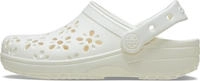 Crocs 210943-0WV-C12, Crocs Classic Floral Cut Out Clogs Wei&szlig; EU 29-30 Kinder Chalk