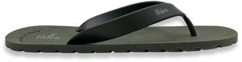 thies Eco Beach Thong Vegan Sandal olive