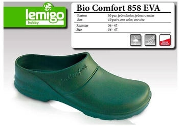 Lemigo Bio Comfort Clogs schwarz/gr&uuml;n