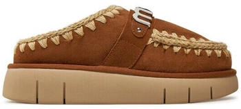 Mou BOUNCE METAL LOGO CLOG cognac/beige