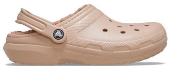 Crocs Classic Fuzz Lined Clog beige/braun
