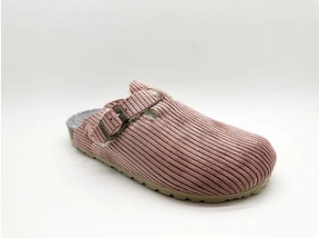 thies Eco Cord Clog vegan dahlia