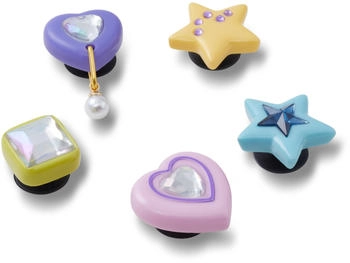Crocs Shoe Charms himmelblau/zitrone/violettblau/rosa