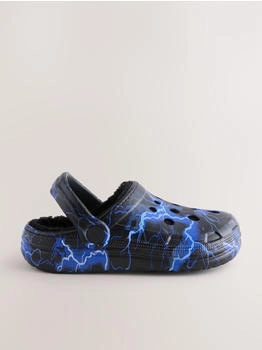Next Fashion Clogs blau/schwarz