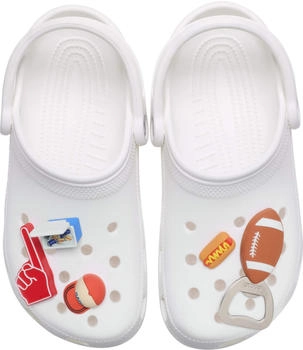 Crocs Shoe Charms braun/orange/rot/weiß