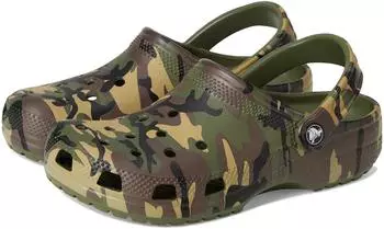 Crocs Classic Camouflage Clog K armeegrün/mehrfarbig