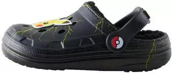 Next Fashion Pokémon Lined Clog Slippers schwarz/gelb/rot/weiß