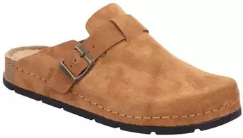 Rohde H.SOAVE Slippers with Buckle cognacfarben