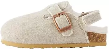 Next Fashion Lined Clog Slippers with Faux Fur grau