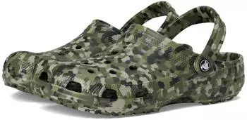 Crocs Classic Confetti Clog armeegr&uuml;n/mehrfarbig