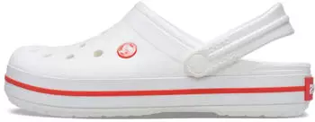Crocs Crocband Clog wei&szlig;/rot