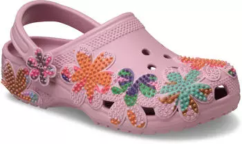 Crocs Classic Summer Beaded Clog mauve