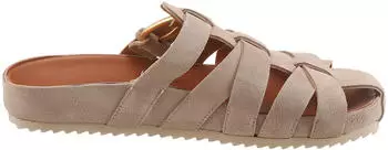 VERBENAS Maven Serraje Sandal with Adjustable Buckle beige