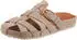 VERBENAS Maven Serraje Sandal with Adjustable Buckle beige