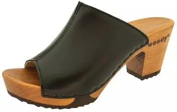 Woody Shoes Elly Clog Mule Women schwarz