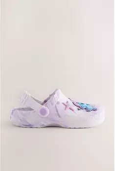 Next Fashion Lilo & Stitch Clogs himmelblau/lavendel/rosa/weiß