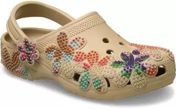 Crocs Classic Summer Beaded Clog beige