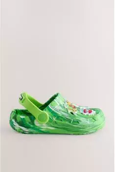Next Fashion Clogs 'Minecraft' green marble