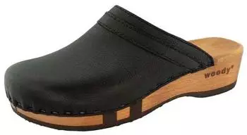 Woody Shoes Hanni Clog cervo nero