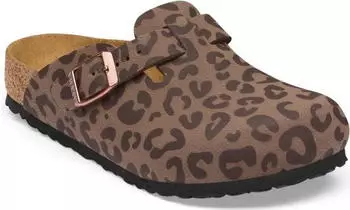 Birkenstock Boston 2.0 Birko-Flor Nubuk leo mocca