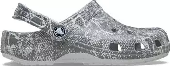 Crocs Classic Pop Animal Clog grau