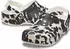 Crocs Classic Pop Animal Clog dunkelbraun/weiß