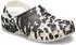 Crocs Classic Pop Animal Clog dunkelbraun/weiß