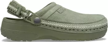 Crocs Cs Crafted Vegan Suede Stitch Sandals cargo