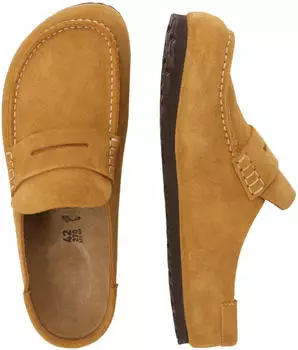 Birkenstock Naples Wrapped Velours cork brown
