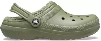 Crocs Classic Fuzz Lined Clog cargo