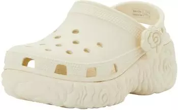 Crocs Classic Platform Bloom Clog summit white