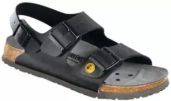 Birkenstock Milano ESD Cork-Latex Footbed schwarz