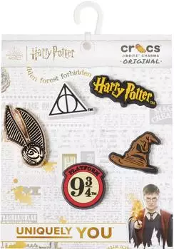 Crocs Harry Potter Symbol - 5 Pack braun/gelb/rot/schwarz