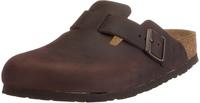 Birkenstock Leder-Clogs "Boston" in Schwarz - Weite N, Gr&ouml;&szlig;e 36, Herren