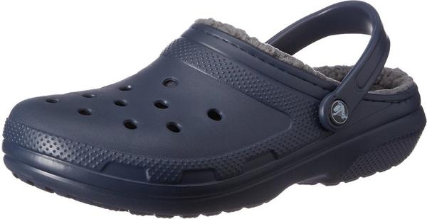 Crocs Classic Fuzz Lined Clog navy/charcoal