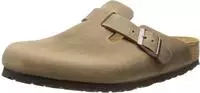 Birkenstock Leder-Clogs "Boston" in Beige, Gr&ouml;&szlig;e 36, Herren