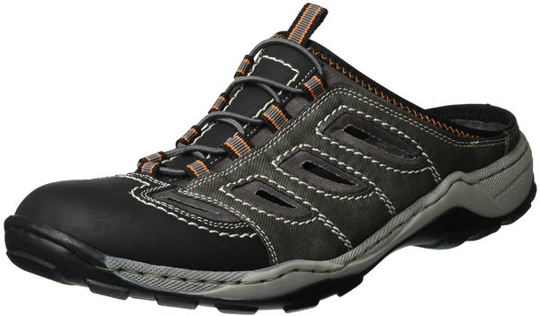 Rieker 08096 cement/cenere/black