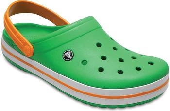 Crocs Crocband grass green/white/blazing orange