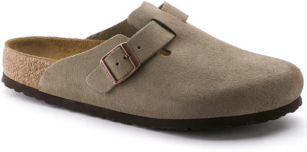 Birkenstock Boston Soft Footbed Suede Leather taupe (normal)