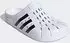 Adidas Clogs Adilette footwear white/core black/footwear white