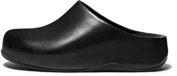 FitWear Women's Shuv Leather Clogs, black