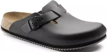 Birkenstock Boston Super Grip Naturleder black (normal)
